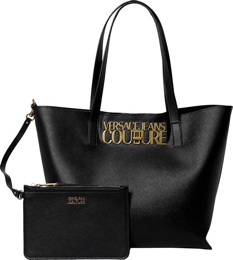 versace jeans quilted tote bag|shoulder bag Versace Jeans couture.